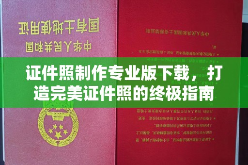 连云证件照制作专业版下载，打造完美证件照的终极指南