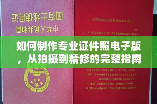 连云如何制作专业证件照电子版，从拍摄到精修的完整指南