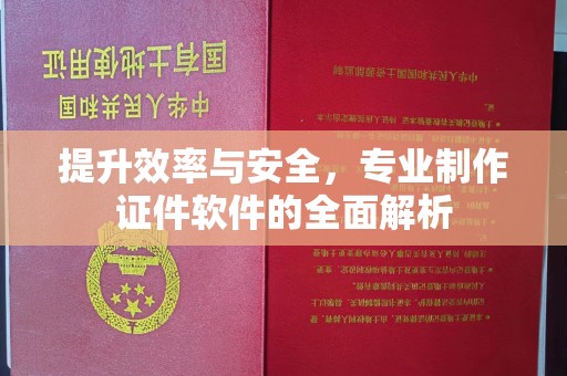 连云提升效率与安全，专业制作证件软件的全面解析