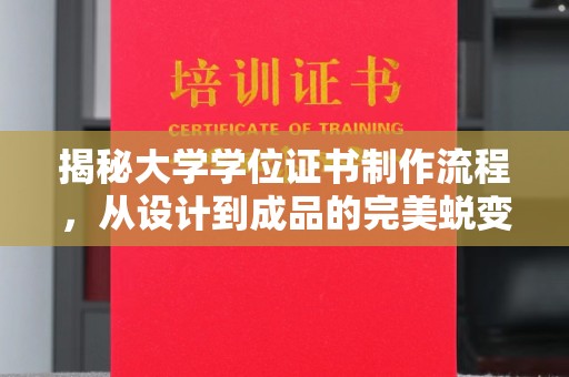 连云揭秘大学学位证书制作流程，从设计到成品的完美蜕变