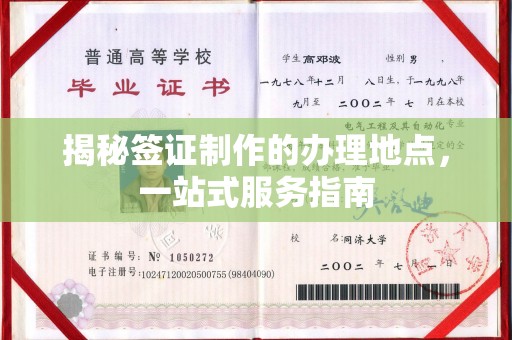 连云揭秘签证制作的办理地点，一站式服务指南