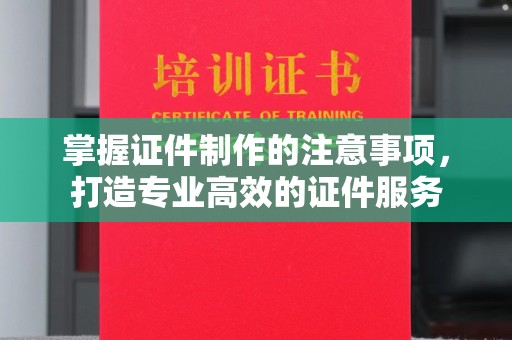连云掌握证件制作的注意事项，打造专业高效的证件服务