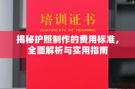 连云揭秘护照制作的费用标准，全面解析与实用指南