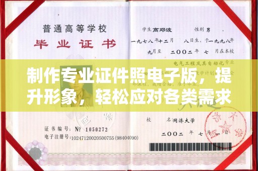连云制作专业证件照电子版，提升形象，轻松应对各类需求