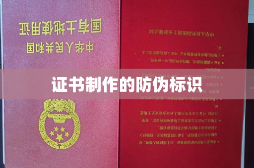连云证书制作的防伪标识