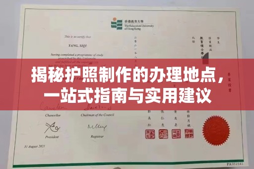 连云揭秘护照制作的办理地点，一站式指南与实用建议