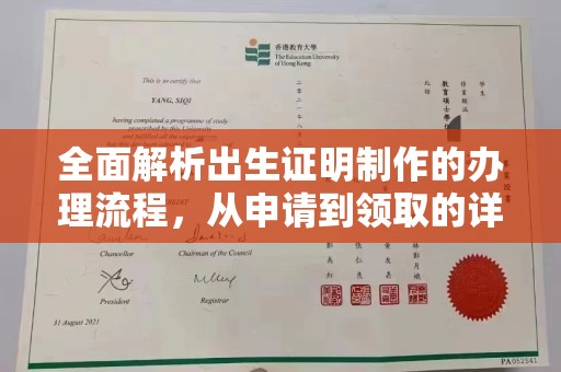 连云全面解析出生证明制作的办理流程，从申请到领取的详细指南